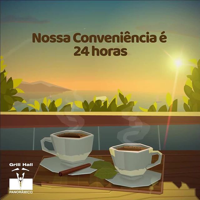 <p>Não importa a hora que bater aquela vontade de um café ou um lanche. A nosso Conveniência está aberta 24h para te receber. ?? #EuNoGrillHallPanorâmico #eunogrillhall #ChurrascoTodoDia #conveniencia24h #cafe #sanduiche #torrada</p>
