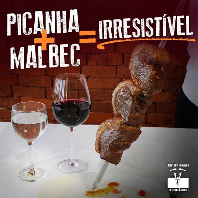 <p>Apaixonados por churrasco e vinhos não podem deixar de fazer essa incrível harmonização: vinho Malbec e Picanha. A Adega de Vinhos do #GrillHallPanoramico possui o que há de melhor em vinhos nacionais e importados.??? #EuNoGrillHallPanorâmico #eunogrillhall #ChurrascoTodoDia #vinhomalbec #picanha</p>
