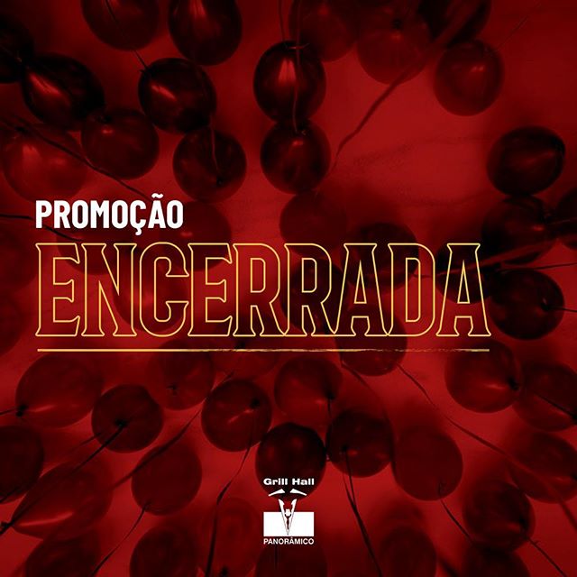 <p>A promoção do aniversariante está encerrada! Novidades estão por vir, fique de olho nas nossas redes sociais.??? #EuNoGrillHallPanorâmico #eunogrillhall #ChurrascoTodoDia</p>
