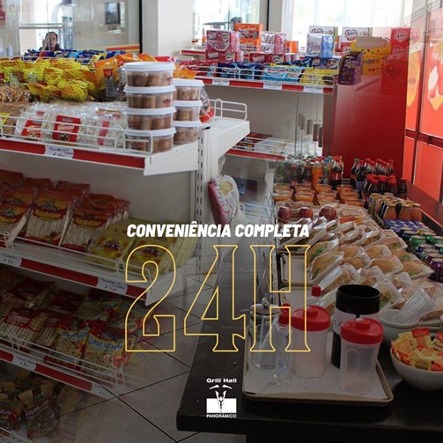 <p>A nossa Conveniência está preparada para atender o público da forma mais completa. Possuímos uma variedade de produtos e lanches, o melhor de tudo? Você encontra tudo isso 24 horas por dia.</p>
<p>#EuNoGrillHallPanorâmico #eunogrillhall #ChurrascoTodoDia #conveniencia24h</p>
