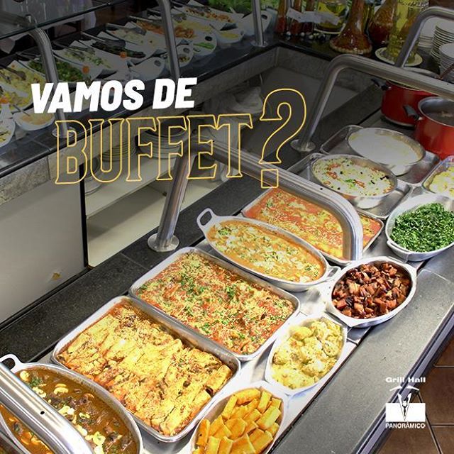 <p>Se você procura por variedade e qualidade está no lugar certo. Nosso Buffet de Saladas, Pratos Quentes e Sobremesas é uma ótima opção para você. Vem pro #GrillHallPanoramico e desfrute do melhor Buffet da cidade.</p>
<p>#EuNoGrillHallPanorâmico #eunogrillhall #ChurrascoTodoDia #buffet</p>
