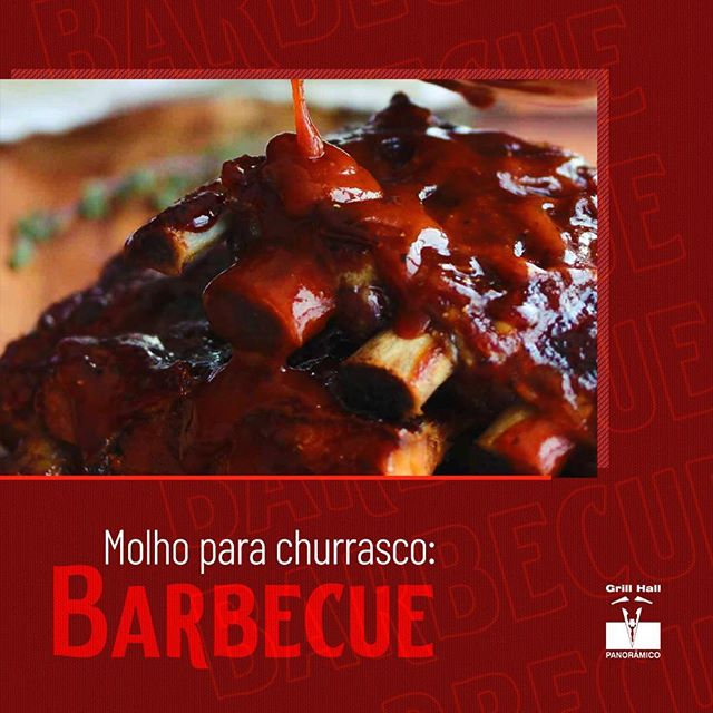 <p>Quem ama churrasco, sabe que um bom acompanhamento sempre é bem-vindo. Entre eles, hoje, vamos destacar o famoso e saboroso Molho Barbecue.?<br />
?<br />
O molho de origem americana, conquistou os corações brasileiros, um molho agridoce bem versátil, pois cai muito bem com frango, porco e carnes vermelhas. O Barbecue tem um sabor intenso e é um acompanhante perfeito do nosso Rodízio de Carnes.?<br />
?<br />
*Imagem meramente ilustrativa.?<br />
?<br />
#EuNoGrillHallPanorâmico #eunogrillhall #ChurrascoTodoDia?</p>
