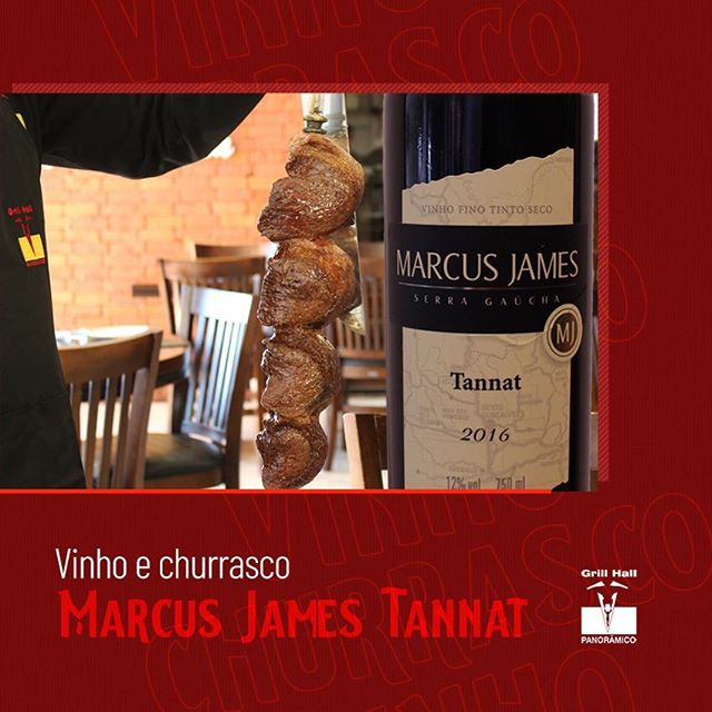 <p>Elaborado exclusivamente a partir de uvas Tannat, este vinho tinto é de paladar macio, com ótima persistência e final aveludado. Possui ótima acidez e taninos de boa textura, excelente para acompanhar carnes vermelhas, como a picanha e a costela. ???<br />
?<br />
Conheça a nossa adega. ???<br />
?<br />
#EuNoGrillHallPanorâmico #eunogrillhall #ChurrascoTodoDia #churrasco #churrascaria #vinhoechurrasco #vinho</p>
