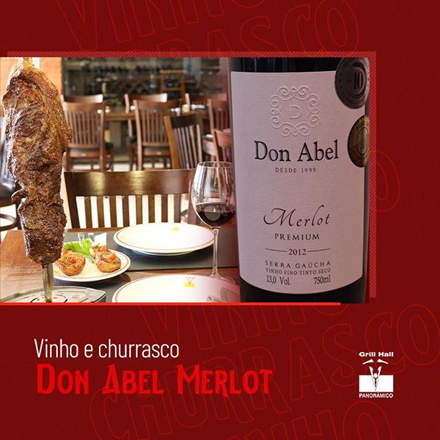 <p>O vinho Don Abel Merlot Premium 2012 foi produzido com uvas 100% merlot em vinhedos próprios a 800m de altitude. A safra 2012 foi uma das melhores já produzidas e recebeu diversos prêmios.?<br />
?<br />
É um excelente vinho para acompanhar carnes vermelhas, carnes brancas condimentadas, massas ao molho vermelho e queijos maduros. ????<br />
?<br />
Venha conhecer a nossa adega. ???<br />
?<br />
#EuNoGrillHallPanorâmico #eunogrillhall #ChurrascoTodoDia #churrasco #vinho #churrascoevinh</p>
