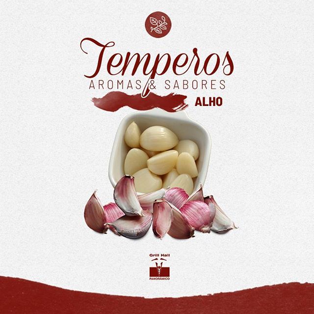 <p>?Temperos: Aromas e sabores?<br />
?<br />
Para um bom churrasco, não basta apenas um ótimo carvão, uma excelente churrasqueira e um belo corte de carne, também são necessários alguns temperos que serão fundamentais para realçar o sabor da carne.?<br />
?<br />
Um dos principais temperos é o alho, o seu sabor pode variar do forte e pungente ao suave e doce, dependendo da técnica utilizada. Quando você quiser um sabor mais forte você deve picar o alho, enquanto para um sabor mais suave você esmaga ou fatia, e por fim, para um sabor muito suave, utiliza-se o alho inteiro.?<br />
?<br />
#EuNoGrillHallPanorâmico #eunogrillhall #ChurrascoTodoDia #tempero #aromas #sabores #alho #churrasco</p>
