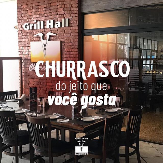 <p>Não importa se é para celebrar um evento, reunir a família e os amigos ou apenas para almoçar ou jantar, o tradicional churrasco do #GrillHallPanoramico é do jeito que você gosta todos os dias da semana. ??<br />
?<br />
? Aniversariante da semana ganha Rodízio de Carnes se estiver acompanhado de 3 ou mais pessoas.?<br />
?Bebidas não inclusas. Apresente o RG para a comprovação da data.?<br />
?<br />
#EuNoGrillHallPanorâmico #eunogrillhall #ChurrascoTodoDia</p>
