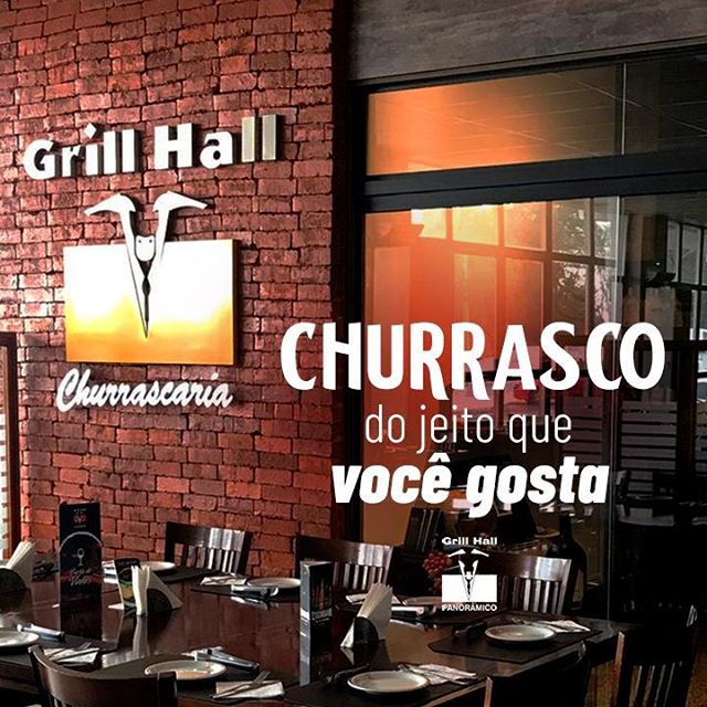 <p>Não importa se é para celebrar um evento, reunir a família e os amigos ou apenas para almoçar ou jantar, o tradicional churrasco do #GrillHallPanoramico é do jeito que você gosta todos os dias da semana. ??<br />
?<br />
? Aniversariante da semana ganha Rodízio de Carnes se estiver acompanhado de 3 ou mais pessoas.?<br />
?Bebidas não inclusas. Apresente o RG para a comprovação da data.?<br />
?<br />
#EuNoGrillHallPanorâmico #eunogrillhall #ChurrascoTodoDia</p>
