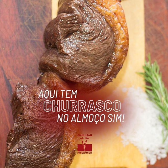 <p>Toda hora é hora de churrasco no #GrillHall. Seu almoço da semana com sabor das tradições de domingo. Além do nosso tradicional Rodízio de Carnes, com mais de 20 variedades de cortes, temos um Buffet completo de Pratos Quentes, Saladas e Sobremesas.?<br />
?<br />
? Aniversariante da semana ganha Rodízio de Carnes se estiver acompanhado de 3 ou mais pessoas.?<br />
?Bebidas não inclusas. Apresente o RG para a comprovação da data.?<br />
?<br />
#EuNoGrillHallPanorâmico #eunogrillhall #ChurrascoTodoDia #churrasco #almoco</p>
