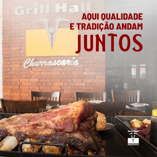 <p>A tradição e a qualidade são essenciais para o #GrillHallPanoramico, procuramos entregar sempre o mais tradicional churrasco e o melhor atendimento a todos os nossos clientes. Conheça nossos serviços:?<br />
? Restaurante (Rodízio de Carnes e Buffet Completo)?<br />
? Conveniência 24h?<br />
? Reservas para eventos?<br />
? (54) 3313-5851?<br />
#EuNoGrillHallPanorâmico #eunogrillhall #ChurrascoTodoDia #churrascaria #churrasco #qualidade #tradicao #buffet #conveniencia #rodiziodecarnes</p>
